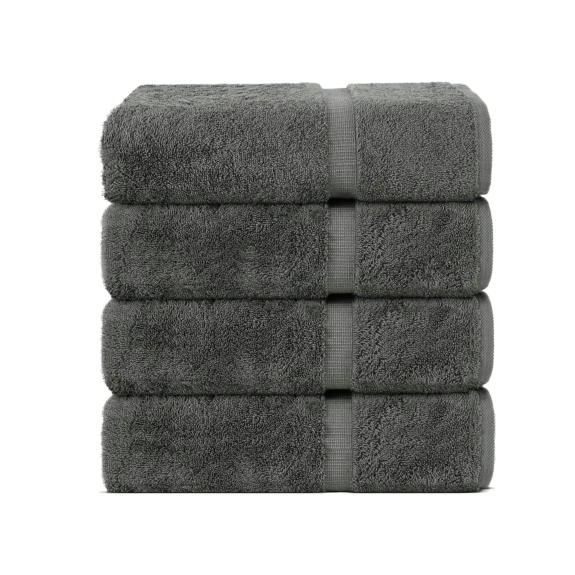 Belem 04 Pcs Bath Towel  Cotton Castlerock Grey – DZEE Home