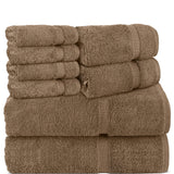 Belem 8 Pcs Towels Sets | Cotton Sage Green
