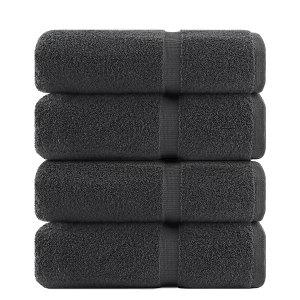 Belem 04 Pcs Bath Towel | Cotton Castlerock Grey 