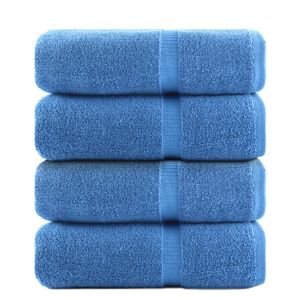 Belem 04 Pcs Bath Towel | Cotton Evening Blue 