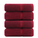 Belem 04 Pcs Bath Towel | Cotton Cherry Cola 