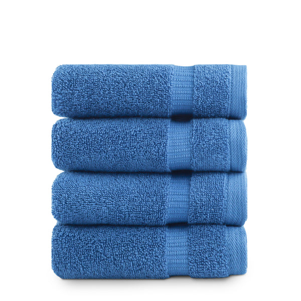 Belem 12 Pcs Wash Cloth | Cotton Evening Blue 