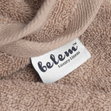 Belem 8 Pcs Towels Sets | Cotton Sandcastle Tan 