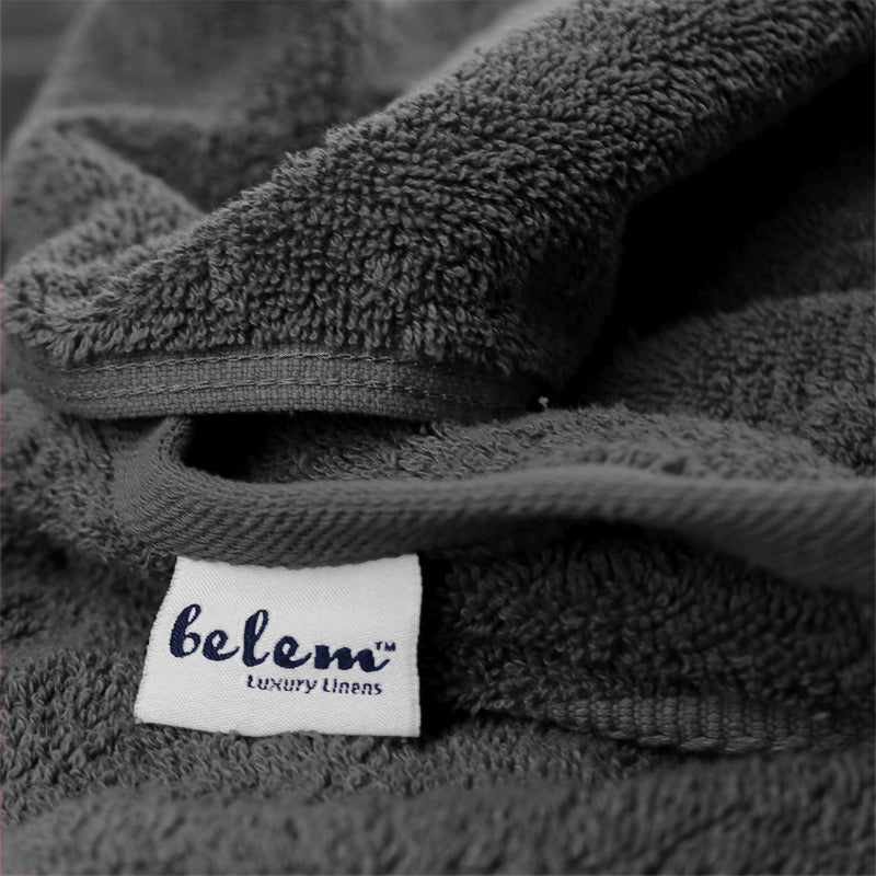 Belem 04 Pcs Bath Towel | Cotton Castlerock Grey 