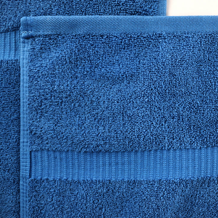 Belem 12 Pcs Wash Cloth | Cotton Evening Blue 