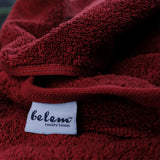 Belem 6 Pcs Hand Towel | Cotton Cherry Cola | Burgundy 