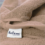 Belem 12 Pcs Wash Cloth | Cotton Sandcastle Tan 