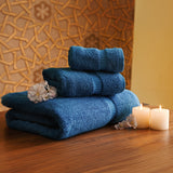 Belem 8 Pcs Towels Sets | Cotton Evening Blue 