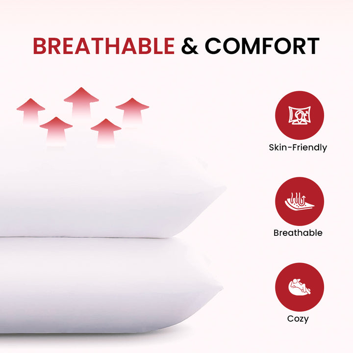 Belem Down Alternative Gel Fiber Pillow Queen Size DZEE Home