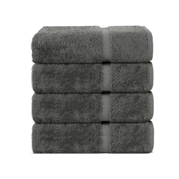 Belem 8 Pcs Towels Sets  Cotton Castlerock Grey – DZEE Home