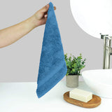 Belem 12 Pcs Wash Cloth | Cotton Evening Blue