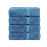 Belem 04 Pcs Bath Towel | Cotton Cherry Cola - DZEE Home