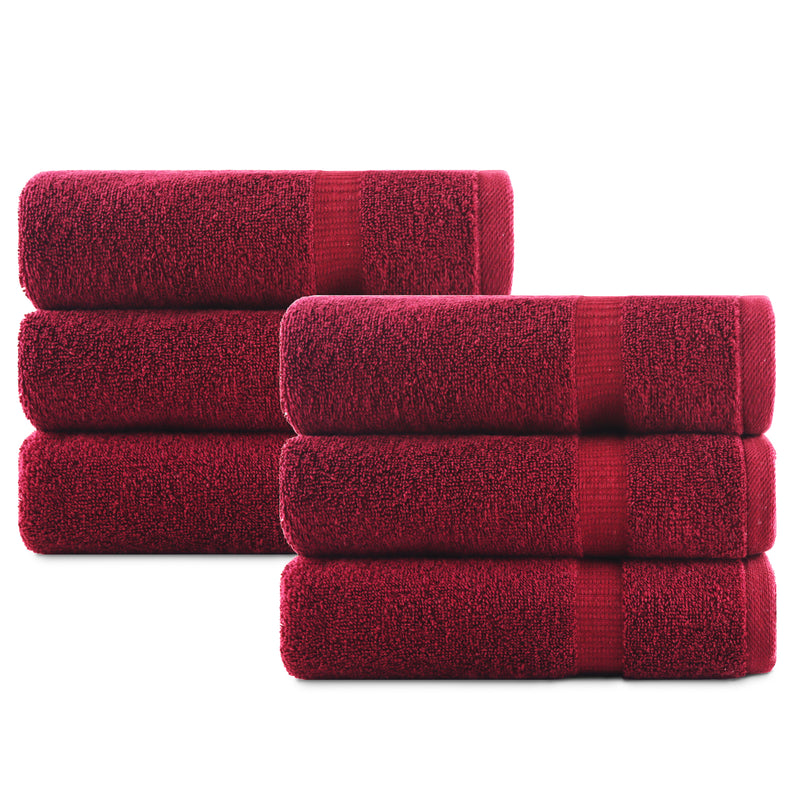  Hand Towel | Cotton Cherry Cola | Burgundy