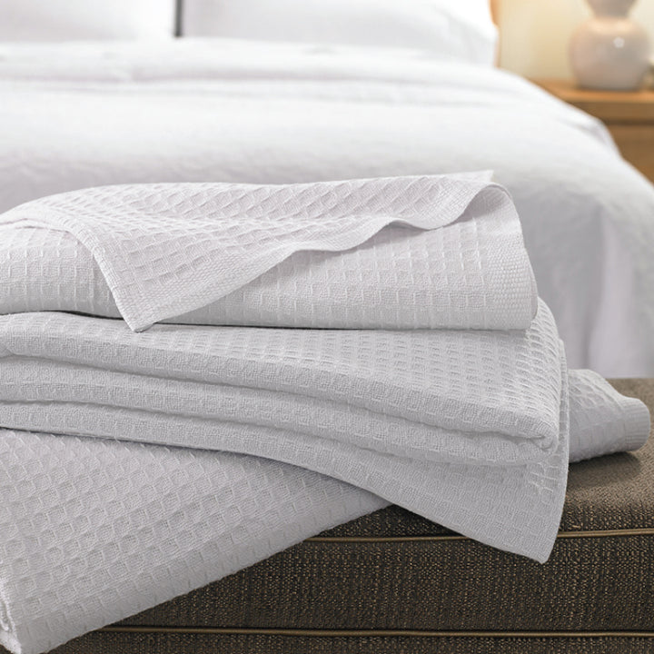 Cotton Waffle Blanket 