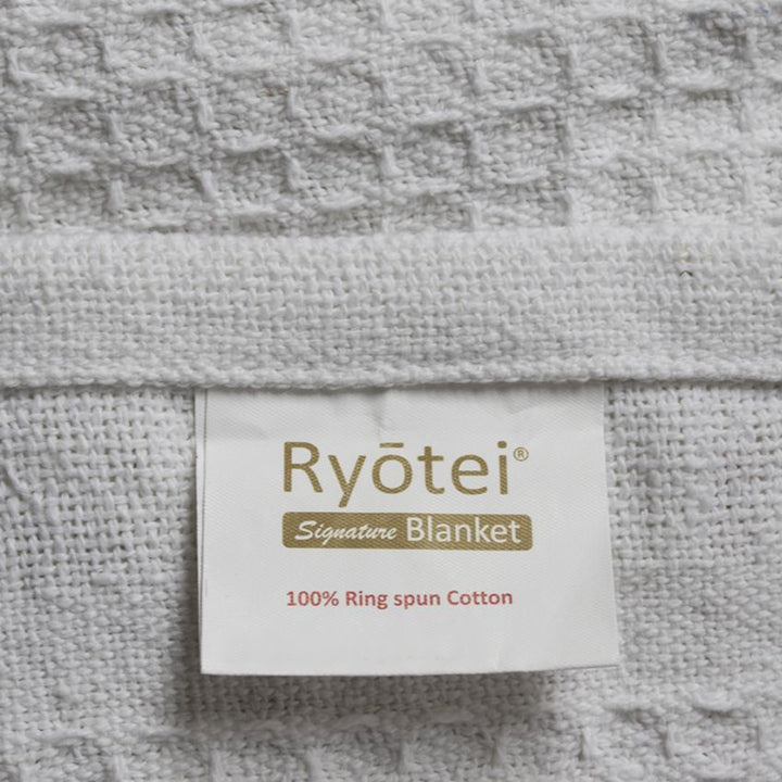 Cotton Waffle Blanket 