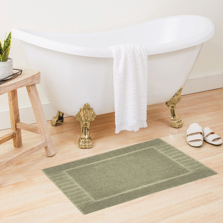 Belem 2 Pcs Bath Mat | Sage Green DZEE Home