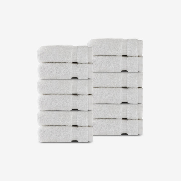 White Cotton Washcloths