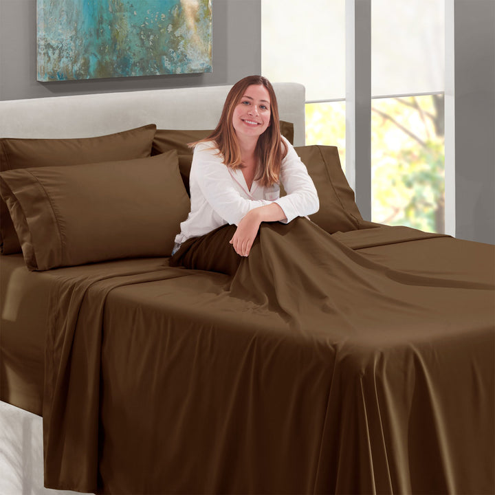 Bed Sheet Set Friar Brown