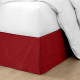 15 Inch Bed Skirt Drop Red