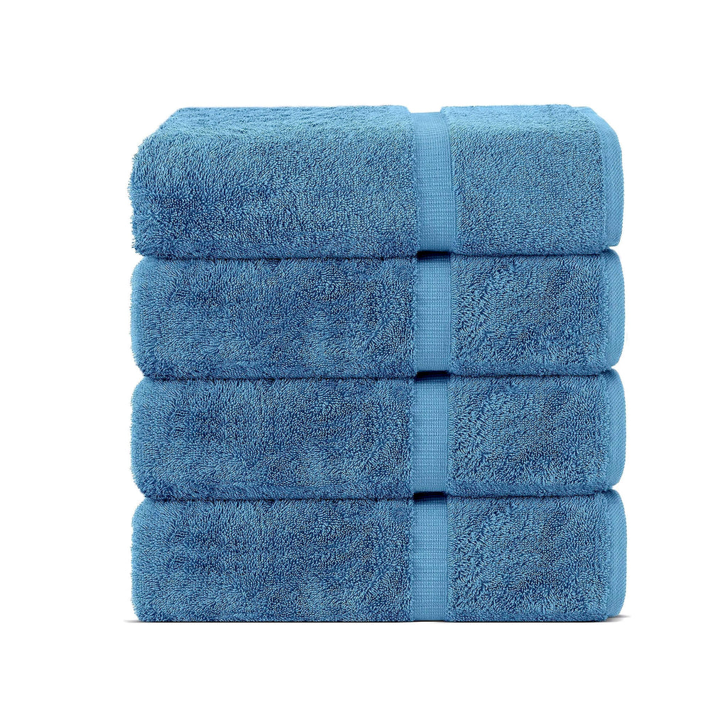 Belem 04 Pcs Bath Towel | Cotton White