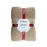 Belem 04 Pcs Bath Towel | Cotton Sandcastle Tan