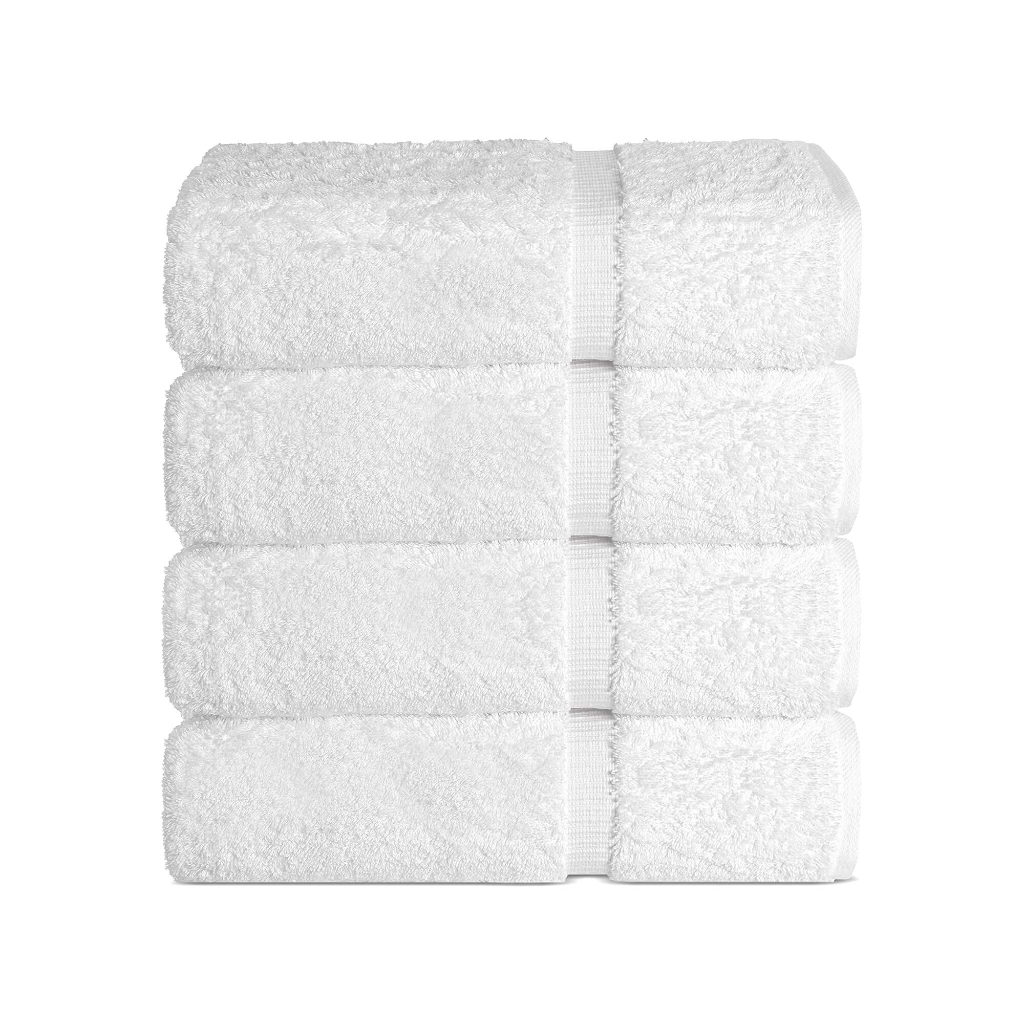 4-Piece Bale Bath Sheet Towels Gift Set – Ring Spun Soft Cotton Absorbent  Bathroom Towel Set - Todd Linens