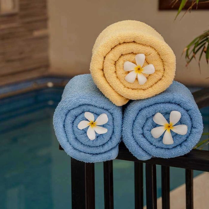 Ryotei Economy Pool Towel Yellow Pack of 6 DZEE Home